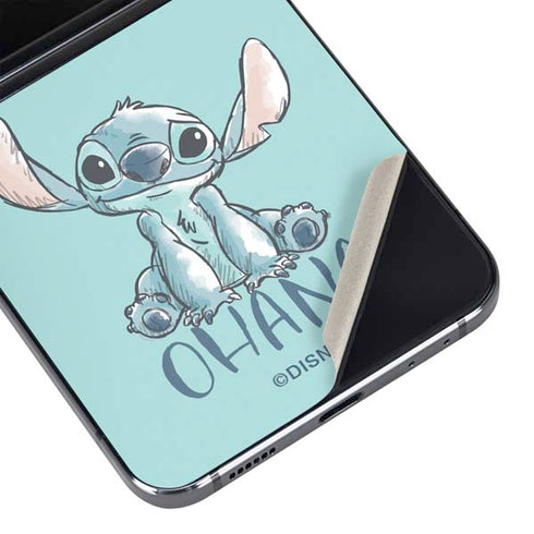 Disney Lilo and Stitch Ohana Galaxy Z Flip5 5G Skin